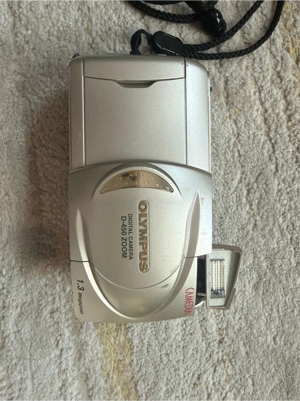 Olympus Camedia D-450 Zoom 1.3MP Vintage Digital Camera Y2K Digicam Untested